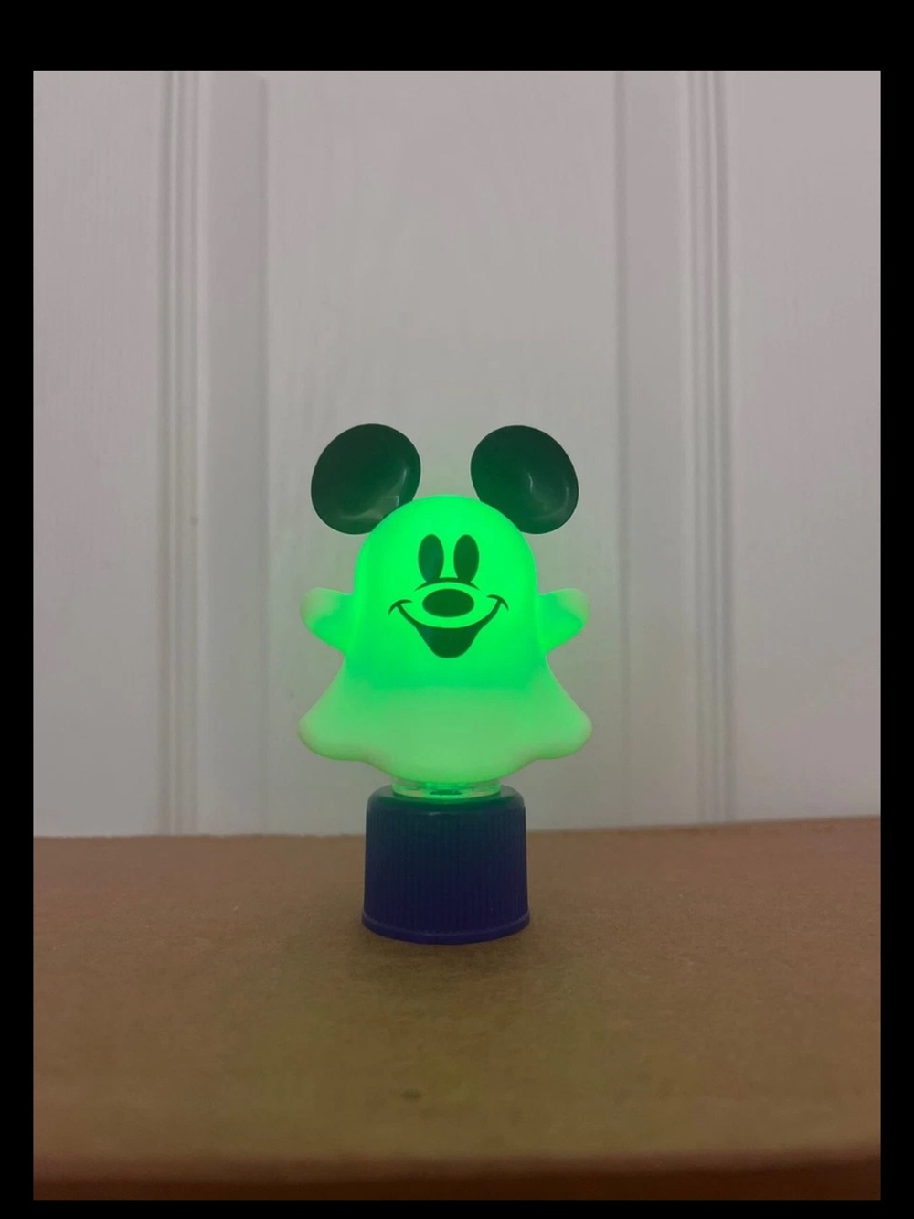 Disneyland Mickey Mouse Ghost Light Up Drink Topper + Straw Halloween 2024